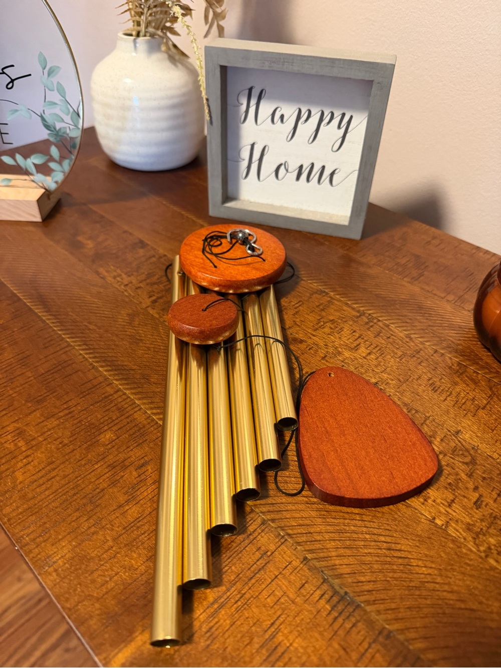 Gold wind chime